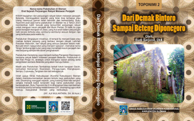 Toponimi Seri 2: Dari Demak Bintoro Sampai Beteng Diponegoro